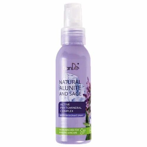 Telový dezodorant-spray „Prírodný alunit a šalvia"
